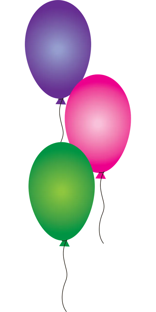 Balloons Celebrate Celebration Stickdatei – Kinder