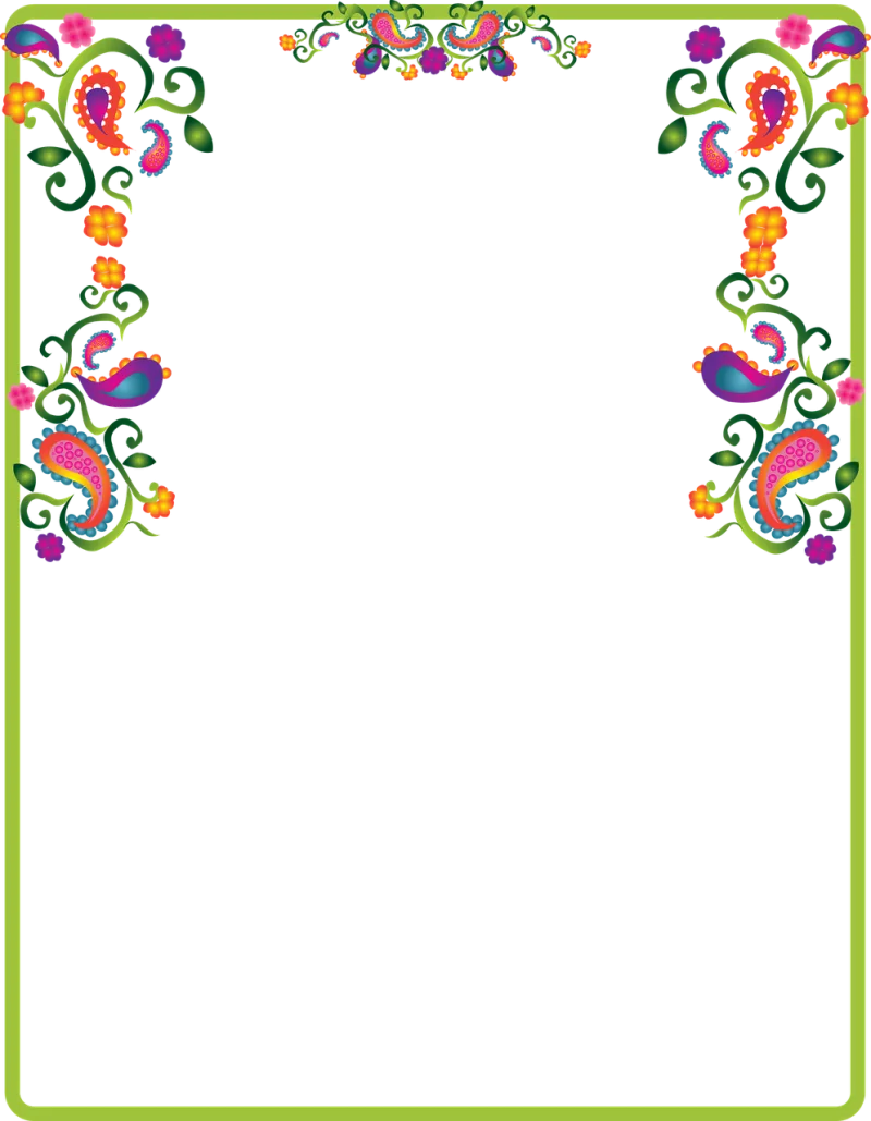 Paisley Flower wallpaper Decoration Stickdatei – Musik