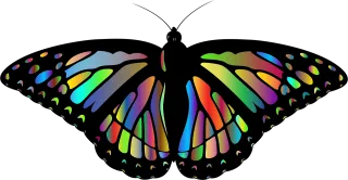Monarch Butterfly Nature Stickdatei