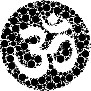 Om Symbol Sacred Stickdatei