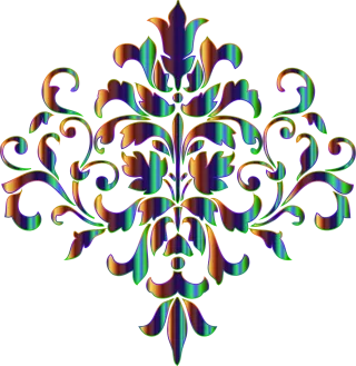 Damask Decorative Ornamental Stickdatei – Kinder