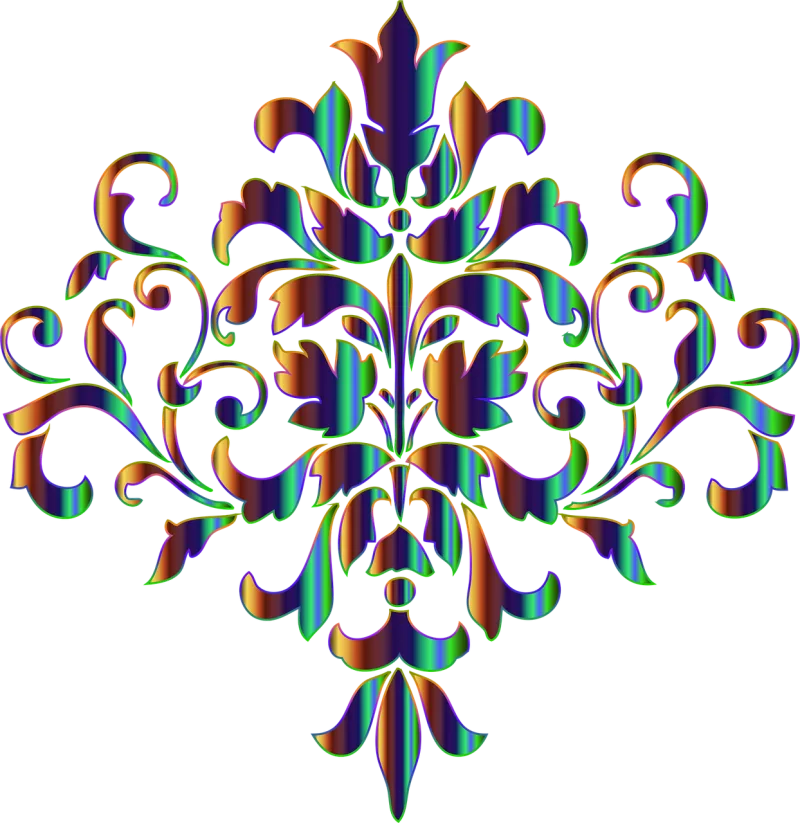 Damask Decorative Ornamental Stickdatei – Kinder