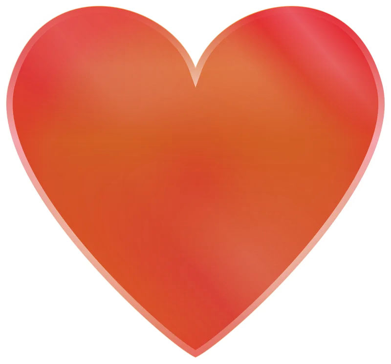 Vector Heart Red Stickdatei – Herzen & Liebe