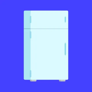 Refrigerator Frozen Icebox Stickdatei
