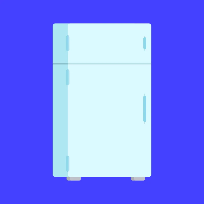 Refrigerator Frozen Icebox Stickdatei – Essen & Trinken