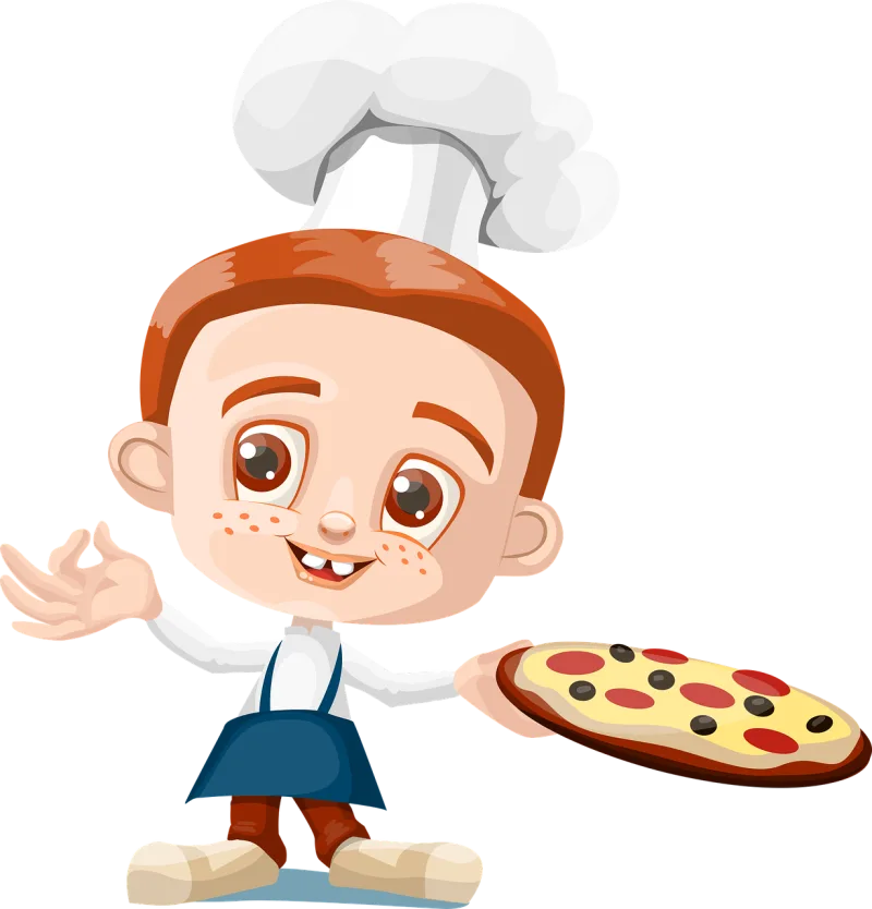 Cook Boy Kid Stickdatei – Essen & Trinken