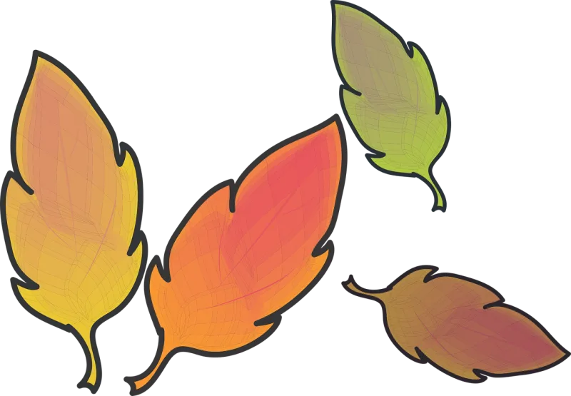 Leaves Autumn Nature Stickdatei – Natur