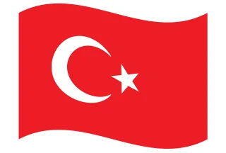 Turkish flag Flag Turkey Stickdatei