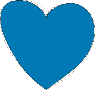 Heart Blue Love Stickdatei