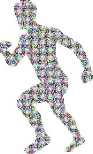 Running Man Male Stickdatei