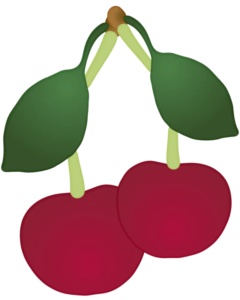 Fruit Cherry Decoration Stickdatei – Essen & Trinken