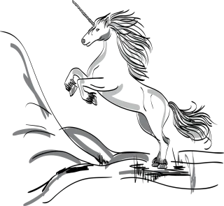 Unicorn Mythical animal Mythical creatures Stickdatei