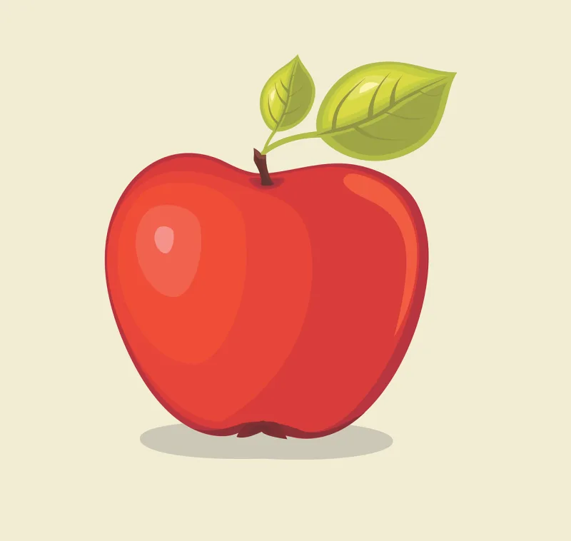 Apple Fruit Drawing Stickdatei – Essen & Trinken