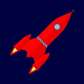 Space travel Rocket Porthole Stickdatei