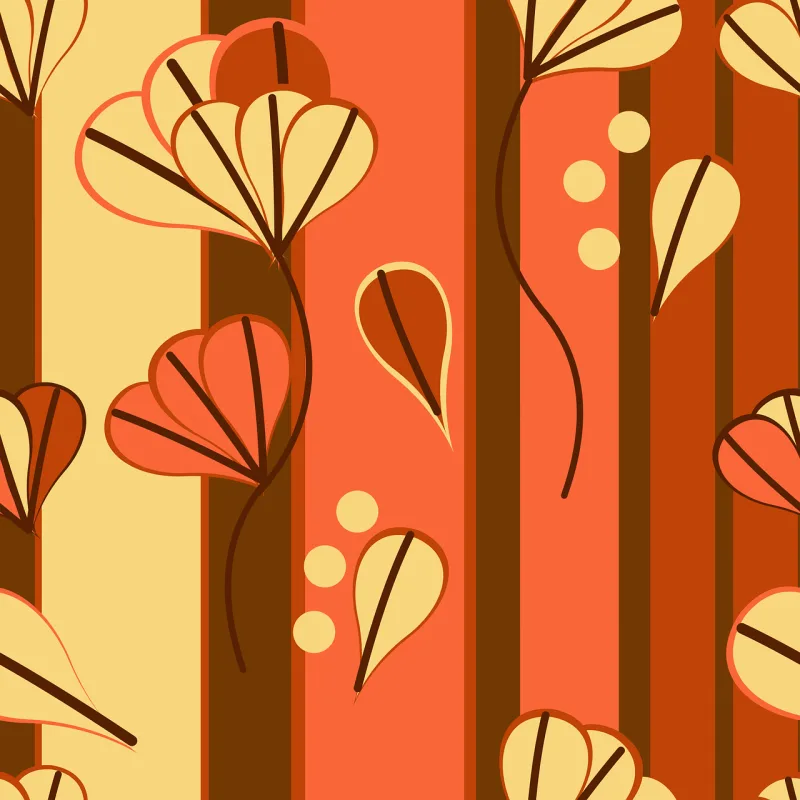 Amber Yellow Stripes Stickdatei – Natur