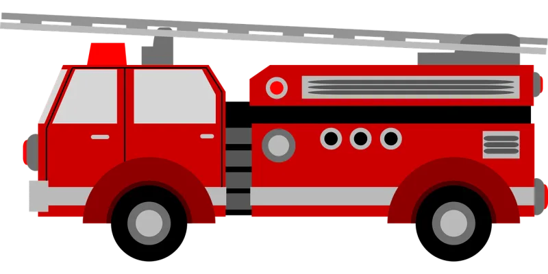 Firetruck Kids Child Stickdatei – Fahrzeuge