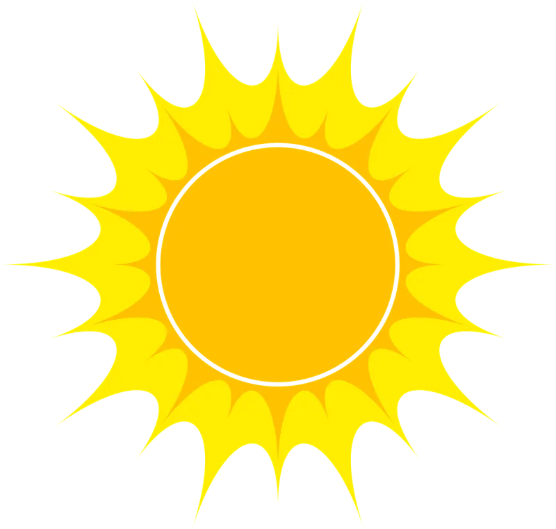 Sun Star Vector Stickdatei – Natur