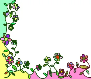 Flowers Floral Doodle Stickdatei