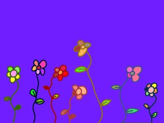 Flowers Floral Doodle Stickdatei