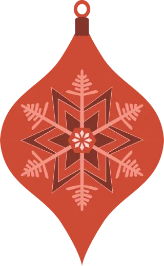 Ornament Christmas Christmas tree decoration Stickdatei