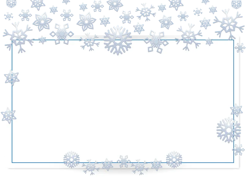 Frame Border Card Stickdatei – Weihnachten