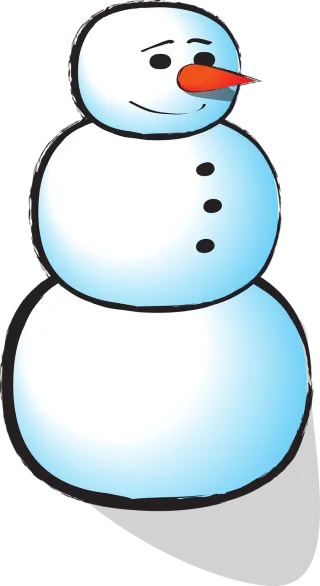 Snowman Holiday Happy Stickdatei