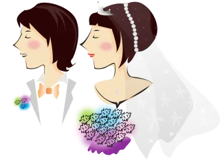 Marriage Wedding Groom Stickdatei