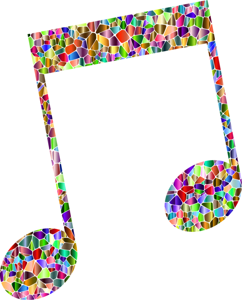 Bass Treble Music Stickdatei – Musik