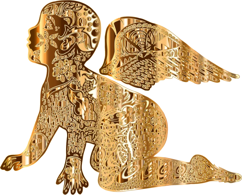 Angel Boy Cherub Stickdatei – Weihnachten