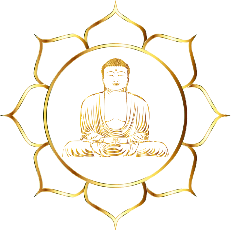 Buddha Buddhism Flower Stickdatei – Blumen