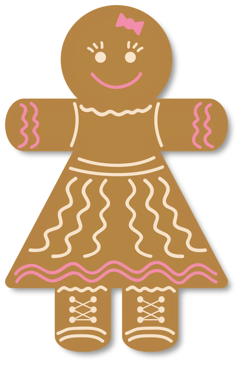 Gingerbread Cake Christmas Stickdatei – Weihnachten