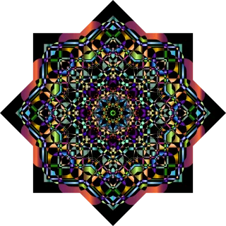 Mandala Abstract Nature Stickdatei