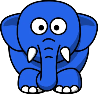 Elephant Animal Nature Stickdatei