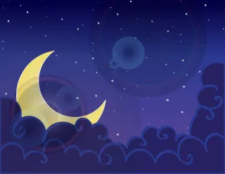 Night Day Dusk Stickdatei