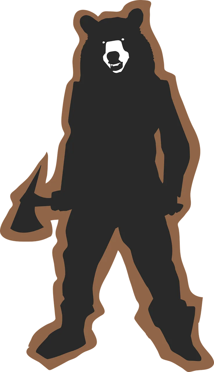 Bear Black Brown Stickdatei – Tiere
