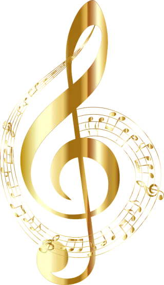 Clef Music Notes Stickdatei