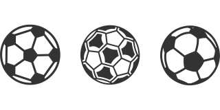 Three Football Object Stickdatei