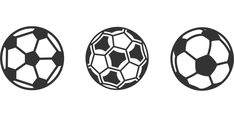 Three Football Object Stickdatei – Sport