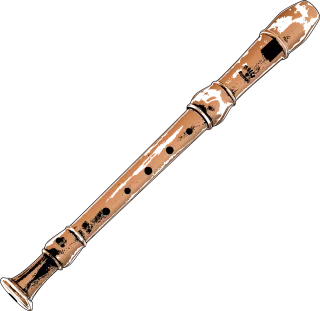 Recorder Flute Music Stickdatei
