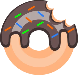 Donut Gingerbread Sweets Stickdatei