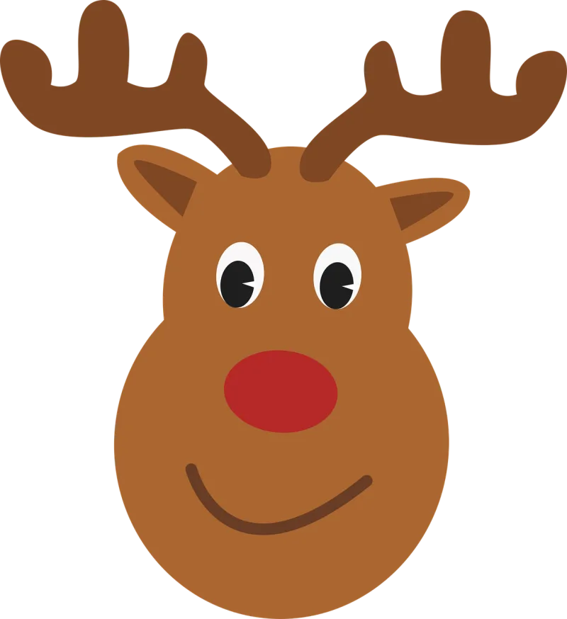 Deer Reindeer Rudolf Stickdatei – Weihnachten