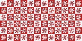 Snowflake Red White Stickdatei