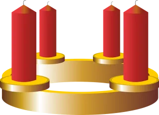 Advent Advent wreath Candles Stickdatei