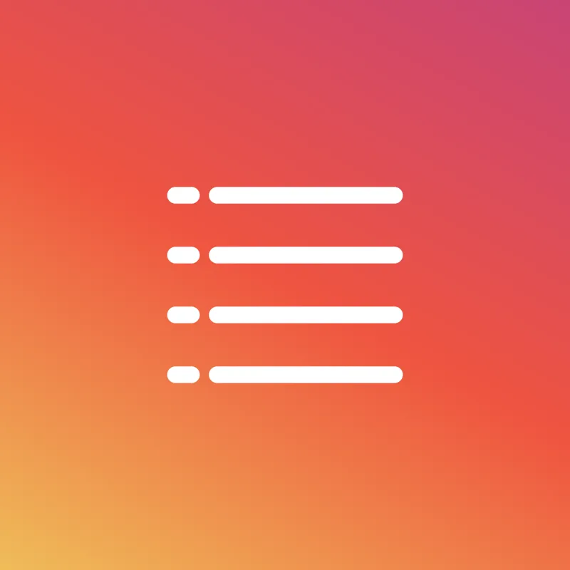 List Icon Instagram Stickdatei – Musik