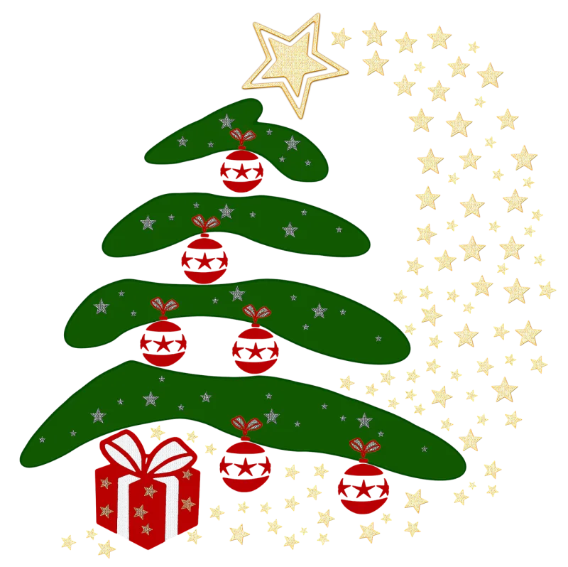 Christmas tree Sapling Holidays Stickdatei – Weihnachten