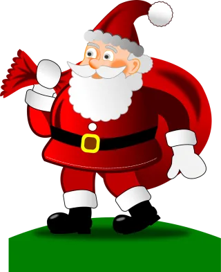 Christmas Happy Santa claus Stickdatei