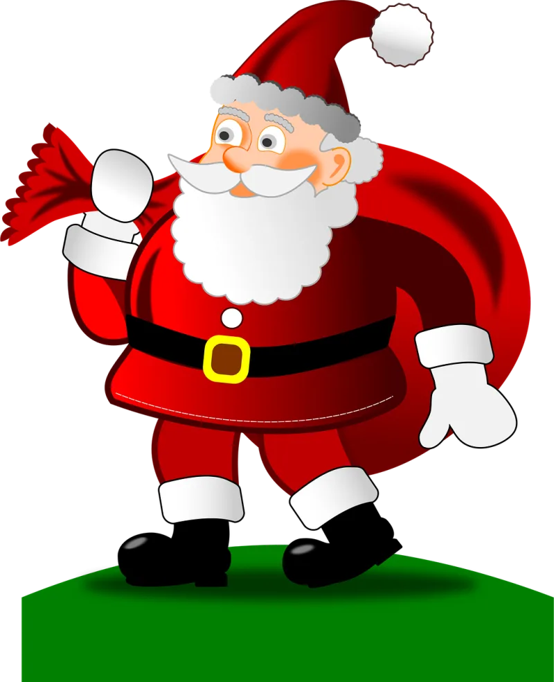 Christmas Happy Santa claus Stickdatei – Weihnachten