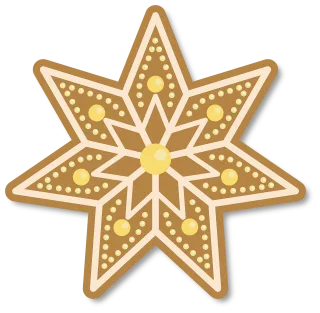 Gingerbread Christmas Merry christmas Stickdatei