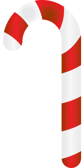 Candy Candy cane Red Stickdatei