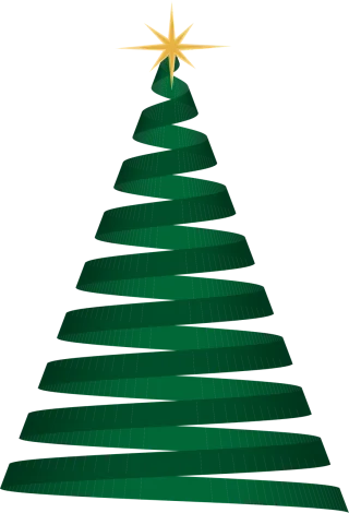 Christmas Tree Green Stickdatei